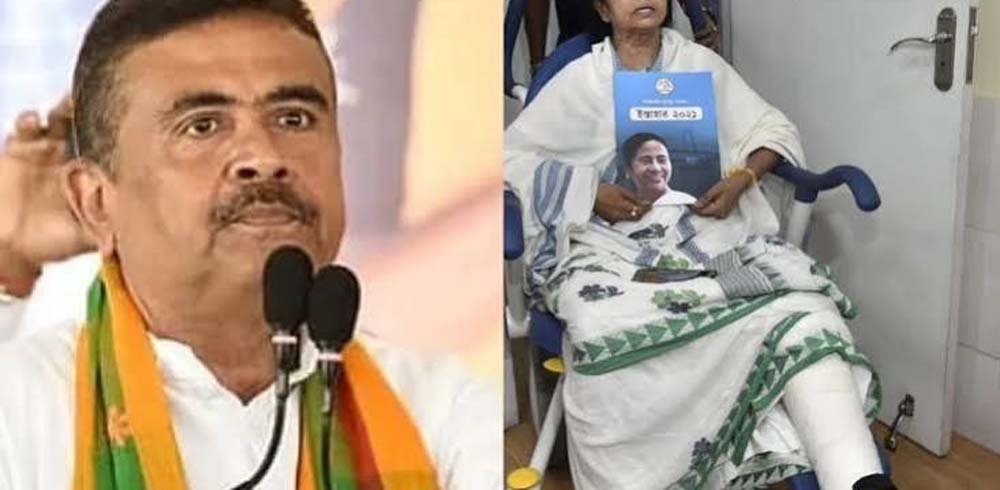 नंदीग्राम उपचुनाव से पहले शुभेंदु का बड़ा बयान, ममता की चोट को बताया ‘राजनीतिक ड्रामा’