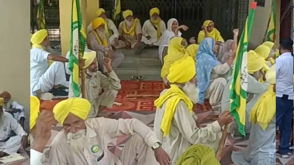 किसानों के प्रदर्शन से बठिंडा-मानसा में कामकाज प्रभावित, जिला प्रबंधकीय परिसरों के गेट किए बंद