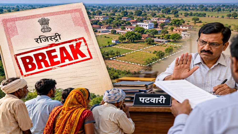 ₹3,800 करोड़ की स्वामित्व योजना उलझी, पटवारियों ने रजिस्ट्रियों पर साइन से किया इनकार