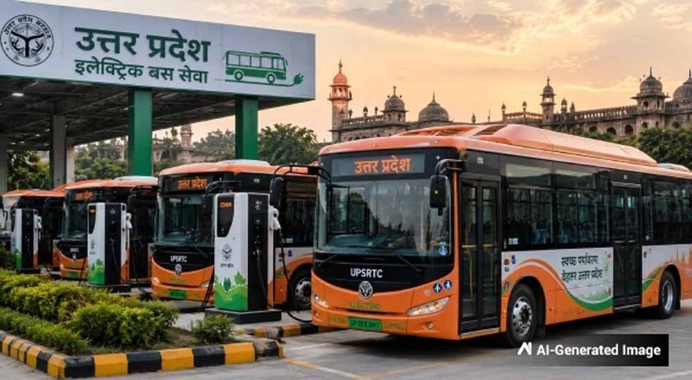 उत्तर प्रदेश में सार्वजनिक परिवहन होगा आधुनिक, 18 शहरों में चलेंगी 1,725 इलेक्ट्रिक बसें