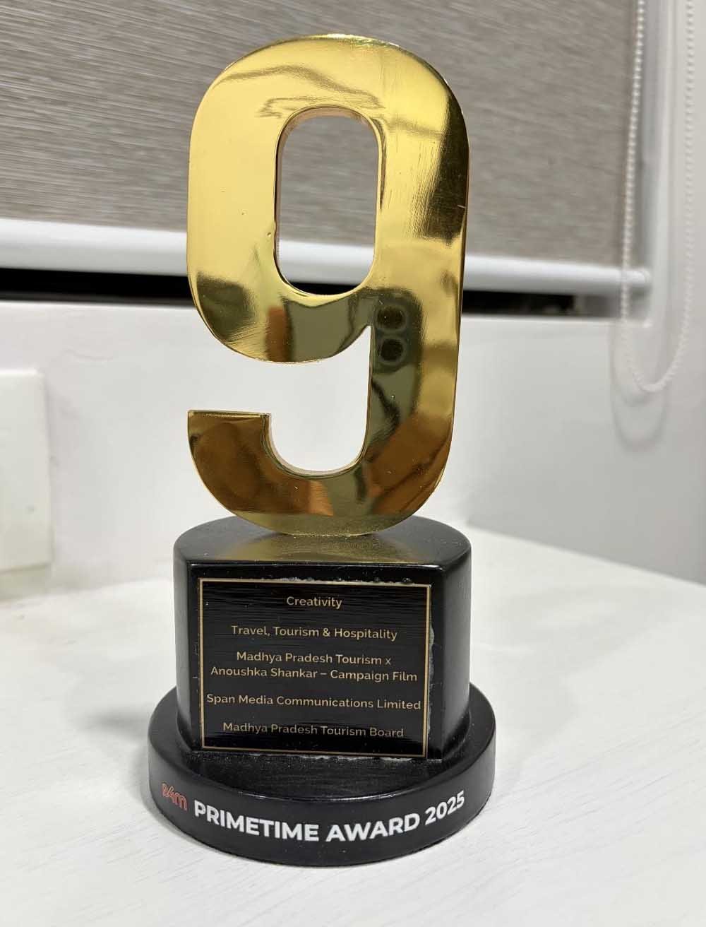 मध्यप्रदेश पर्यटन की प्रमोशनल फिल्म ‘द सितारिस्ट’ को e4m PrimeTime Awards में मिला गोल्ड अवॉर्ड