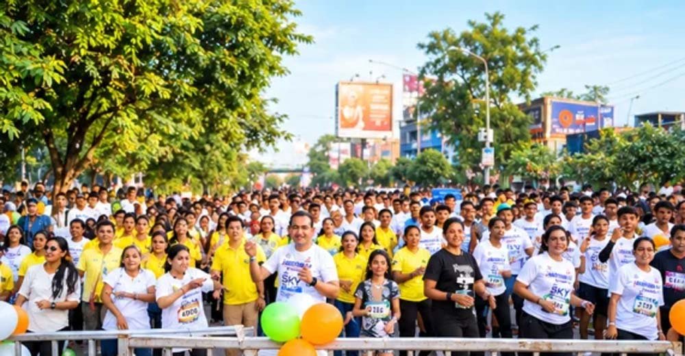 AGRATHON 4.0: रायपुर में दिखा रनिंग का जुनून, देशभर से पहुंचे धावकों ने लगाई दौड़